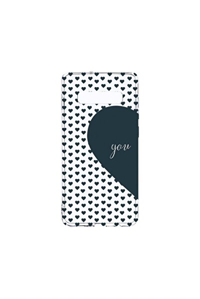 bestcase Διαφανής Θήκη Σιλικόνης 2MM, Συμβατή με Samsung Galaxy S10, Love You...