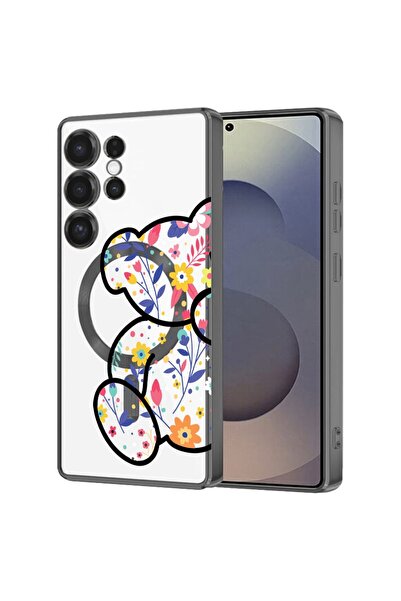 bestcase Πολυτελής Θήκη MagSafe, Συμβατή με Samsung Galaxy S24 Ultra, Αρκουδά...