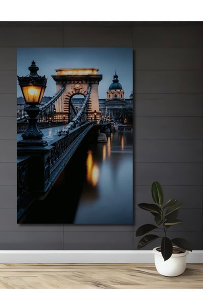 Teona Ahşap Γέφυρα της Αλυσίδας της Βουδαπέστης, Ξύλινο Διακοσμητικό Τραπέζι ...