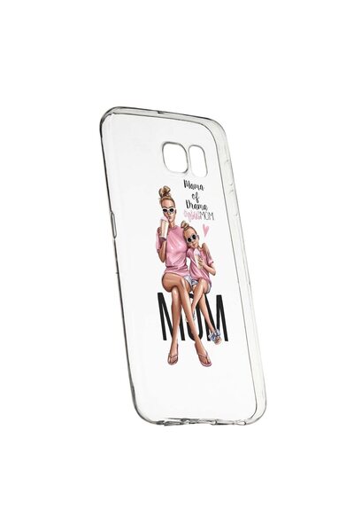 bestcase Θήκη προστασίας  "Μαμά " για κορίτσια, για Samsung Galaxy S7, ανθεκτ...