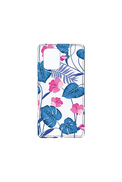 bestcase Διαφανής Θήκη Σιλικόνης 2MM, Συμβατή με Samsung Galaxy A71, Τροπικό,...