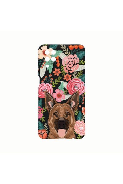 bestcase Θήκη Σιλικόνης, Συμβατή με Samsung Galaxy A12, Σχέδιο Σκύλος και Λου...