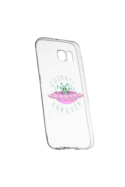 bestcase Husa de protectie Universe, Planeta UFO Good Bye, pentru Samsung Gal...