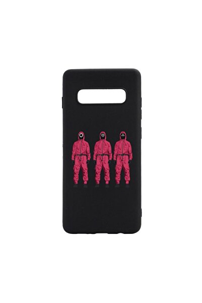 bestcase Θήκη σιλικόνης συμβατή με Samsung Galaxy S10 Plus, Squid Game - Μάσκ...
