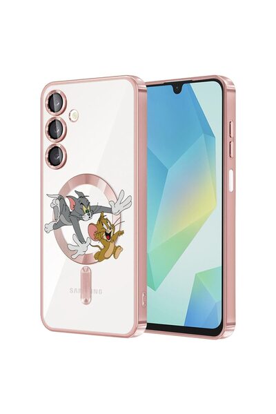 bestcase Πολυτελής Θήκη MagSafe, Συμβατή με Samsung Galaxy A55, Τομ και Τζέρι...
