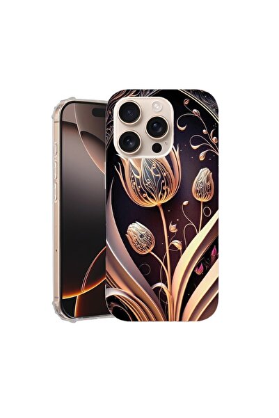 bestcase Husa pentru Apple iPhone 16 Pro Max, Anti Shock 1.5MM, Golden Tulip,...