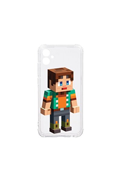 bestcase Husa Antișoc 1.5MM, Compatibilă cu Samsung Galaxy A05, Personaj Mine...