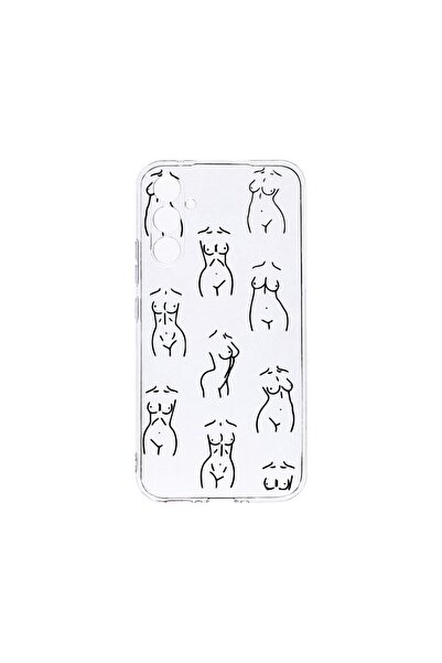 bestcase Διαφανής Θήκη Σιλικόνης 2MM, Συμβατή με Samsung Galaxy A34, Με σχέδι...