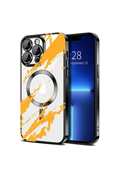 bestcase Πολυτελής Θήκη MagSafe, Συμβατή με Apple iPhone 16 Pro, Χρυσές Ρίγες...