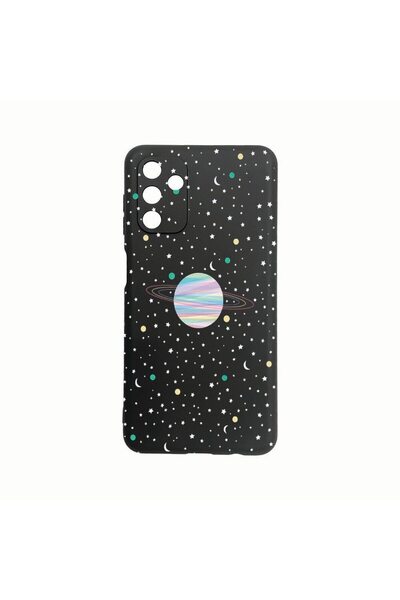 bestcase Θήκη Σιλικόνης, Συμβατή με Samsung Galaxy A04s, Σχέδιο Σύμπαν, Πλανή...