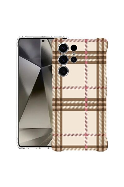 bestcase Θήκη για Samsung Galaxy S25 Ultra, Αντικραδασμική 1.5MM, Καρό, Προστ...