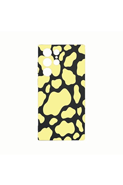 bestcase Θήκη Σιλικόνης, Συμβατή με Samsung Galaxy S22 Ultra, Κίτρινη Αγελάδα...