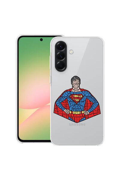bestcase Θήκη για Samsung Galaxy M56 με σχέδιο καλλιγραφίας Superman, Διαφανή...