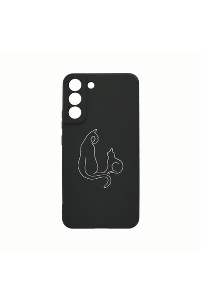 bestcase Θήκη Σιλικόνης, Συμβατή με Samsung Galaxy S21, Αφηρημένη Γάτα, Ανθεκ...