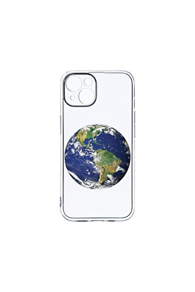 bestcase Διαφανής Θήκη Σιλικόνης 2MM, Συμβατή με Apple iPhone 14 Plus, Earth,...