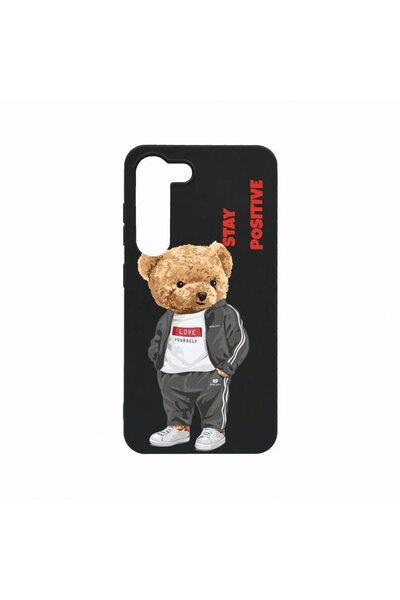 bestcase Θήκη, Συμβατή με Samsung Galaxy S23, Με σχέδιο  "Stay Positive - Ted...