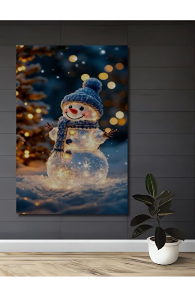 Teona Ahşap Λαμπερή Χειμερινή Χαρά: Ξύλινο Διακοσμητικό Τραπέζι με Άνθρωπο το...