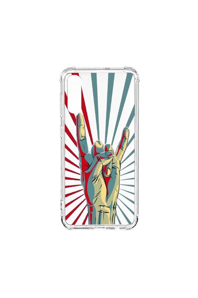 bestcase Husa Αντικραδασμική Θήκη Συμβατή με Samsung Galaxy A50, Θέμα Ροκ Φεσ...