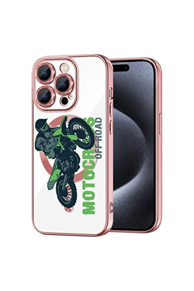 bestcase Πολυτελής Θήκη MagSafe, Συμβατή με Apple iPhone 16 Pro, Motocross, Ε...