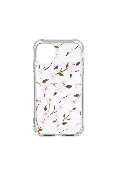 bestcase Husă Antișoc din Silicon Compatibilă cu Apple iPhone 13 Mini, Floare...