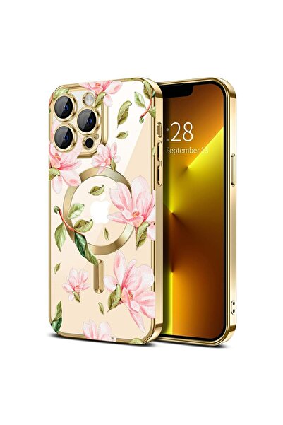 bestcase Πολυτελής Θήκη MagSafe, Συμβατή με Apple iPhone 15 Pro, Παστέλ Λουλο...