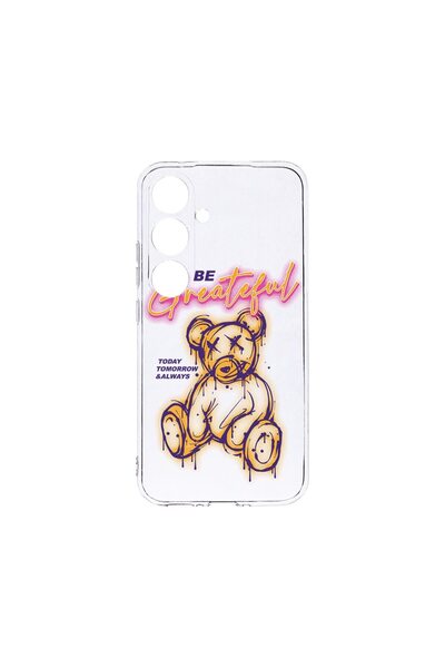 bestcase Θήκη για Samsung Galaxy A16, BestCase® Διαφανής Σιλικόνη 2MM, Αρκουδ...