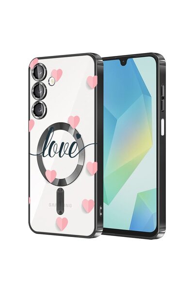 bestcase Πολυτελής Θήκη MagSafe, Συμβατή με Samsung Galaxy A35, Ρομαντικό Σχέ...