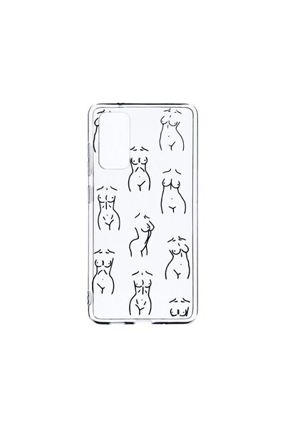 bestcase Διαφανής Θήκη Σιλικόνης 2MM, Συμβατή με Samsung Galaxy S20, Με Σχέδι...