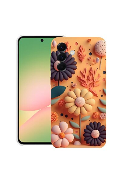 bestcase Θήκη για Samsung Galaxy S25 FE με Σχέδιο Happy Flowers, Διαφανής Λεπ...