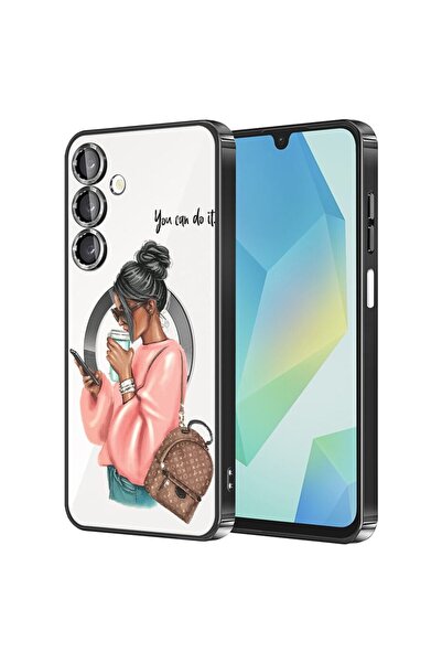 bestcase Πολυτελής Θήκη MagSafe, Συμβατή με Samsung Galaxy A36, Κορίτσι που κ...