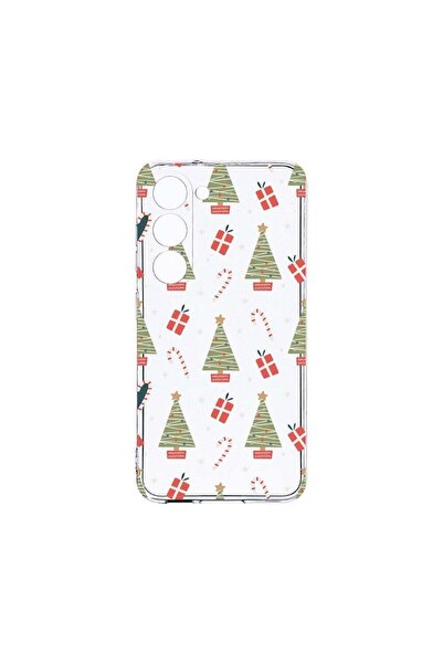 bestcase Διαφανής Θήκη Σιλικόνης 2MM, Συμβατή με Samsung Galaxy S23, Χριστουγ...
