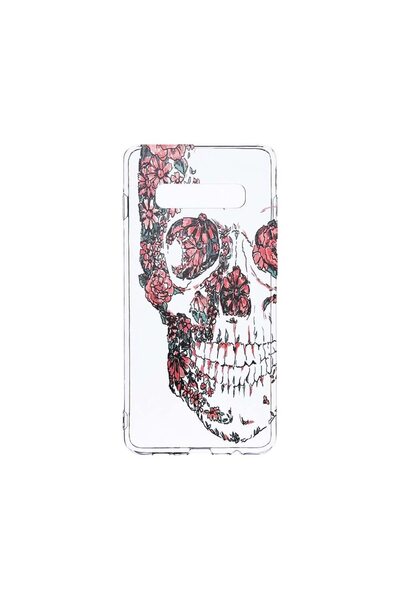 bestcase Διαφανής Θήκη Σιλικόνης 2MM, Συμβατή με Samsung Galaxy S10, Σχέδιο Κ...