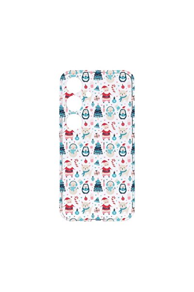 bestcase Διαφανής Θήκη Σιλικόνης 2MM, Συμβατή με Samsung Galaxy A55, Χριστουγ...