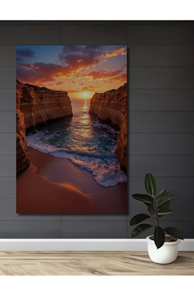 Teona Ahşap Πανέμορφο Ξύλινο Διακοσμητικό Τραπέζι με Θέα Ηλιοβασιλέματος για ...