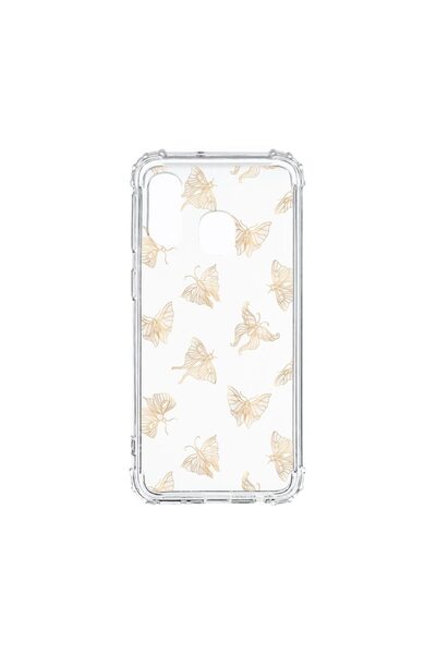 bestcase Αντικραδασμική Θήκη Σιλικόνης, Συμβατή με Samsung Galaxy A40, Χρυσή ...