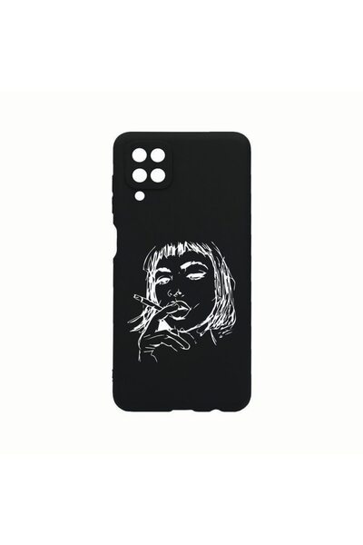 bestcase Husa Silicon, Compatibila cu Samsung Galaxy A12, Woman, Rezistenta l...