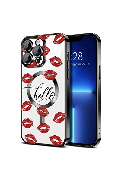 bestcase Πολυτελής Θήκη MagSafe, Συμβατή με Apple iPhone 13 Pro, Σχέδιο Kiss ...