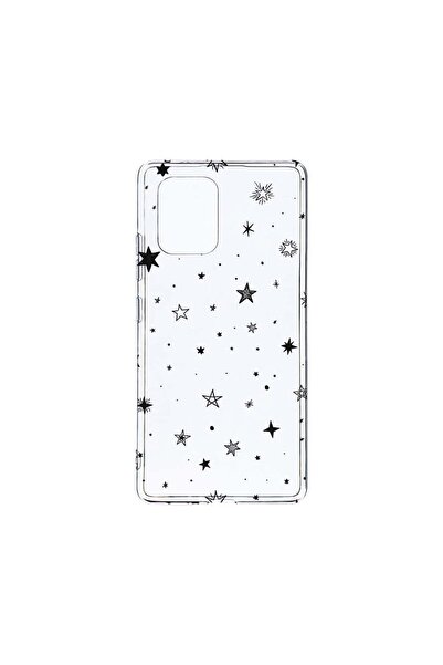 bestcase Διαφανής Θήκη Σιλικόνης 2MM, Συμβατή με Samsung Galaxy A71, Αστέρια,...