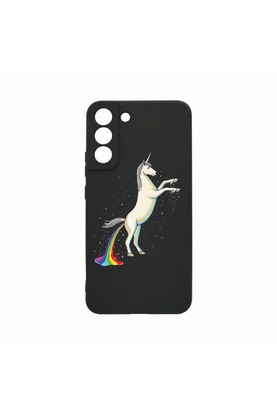 bestcase Θήκη Σιλικόνης, Συμβατή με Samsung Galaxy S21, Μονόκερος Ουράνιο Τόξ...