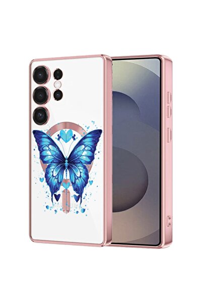 bestcase Πολυτελής Θήκη MagSafe, Συμβατή με Samsung Galaxy S24 Ultra, Μπλε Πε...