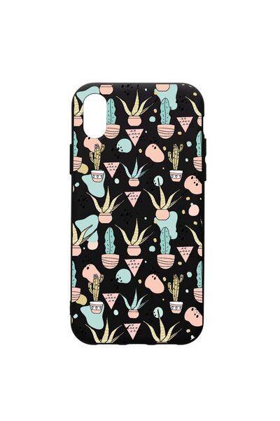 bestcase Θήκη σιλικόνης υψηλής ποιότητας συμβατή με Apple iPhone XR, Κάκτος, ...