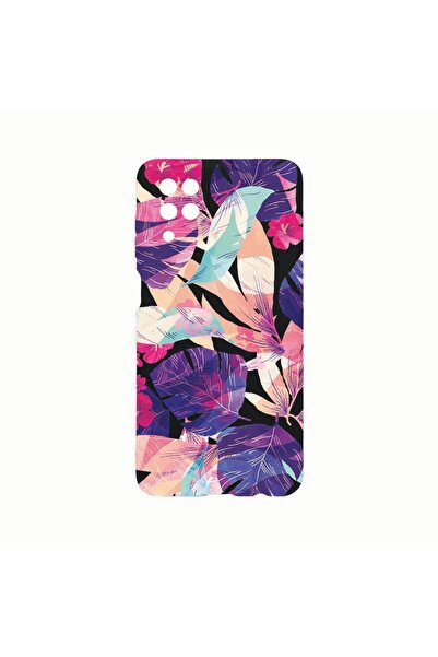 bestcase Θήκη Σιλικόνης, Συμβατή με Samsung Galaxy A12, Τροπικά Λουλούδια, Αν...