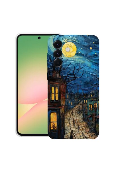bestcase Θήκη για Samsung Galaxy A17 5G με Σχέδιο Van Gogh City Life, Διαφανή...