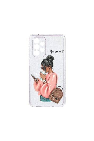 bestcase Θήκη Crystal Glitter 2MM, Συμβατή με Samsung Galaxy A52, Σχέδιο Κορί...