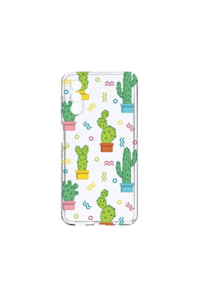 bestcase Διαφανής Θήκη Σιλικόνης 2MM, Συμβατή με Samsung Galaxy A04s, Κάκτος,...