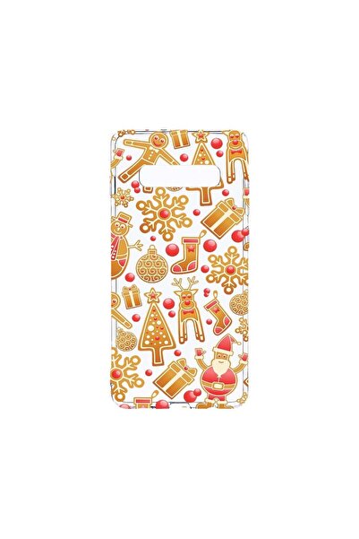 bestcase Διαφανής Θήκη Σιλικόνης 2MM, Συμβατή με Samsung Galaxy S10, Χριστουγ...