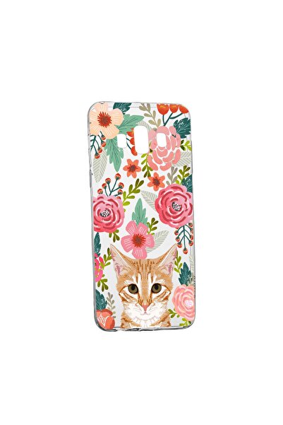 bestcase Θήκη Γάτα και Λουλούδια, για Samsung Galaxy J6 Plus 2018, ανθεκτική ...