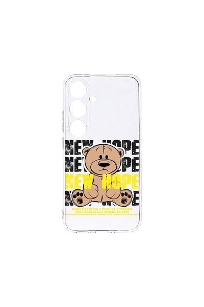 bestcase Θήκη για Samsung Galaxy A16, BestCase® Διαφανής Σιλικόνη 2MM, Αρκουδ...
