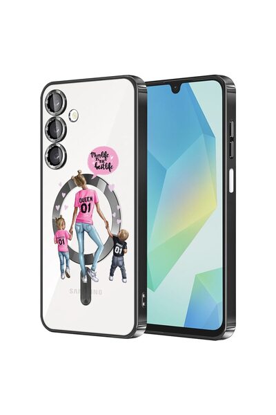 bestcase Πολυτελής Θήκη MagSafe, Συμβατή με Samsung Galaxy A55, Μητέρα με Δύο...
