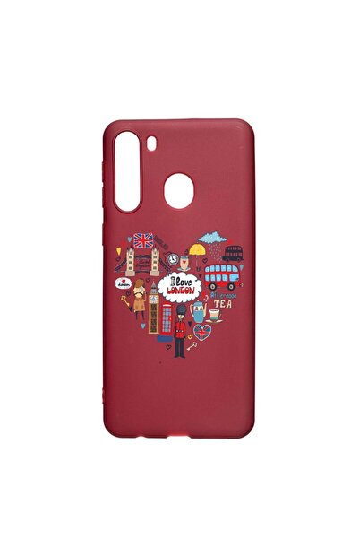 bestcase Husa Silicon Compatibila cu Samsung Galaxy A21, I Love London, rezis...